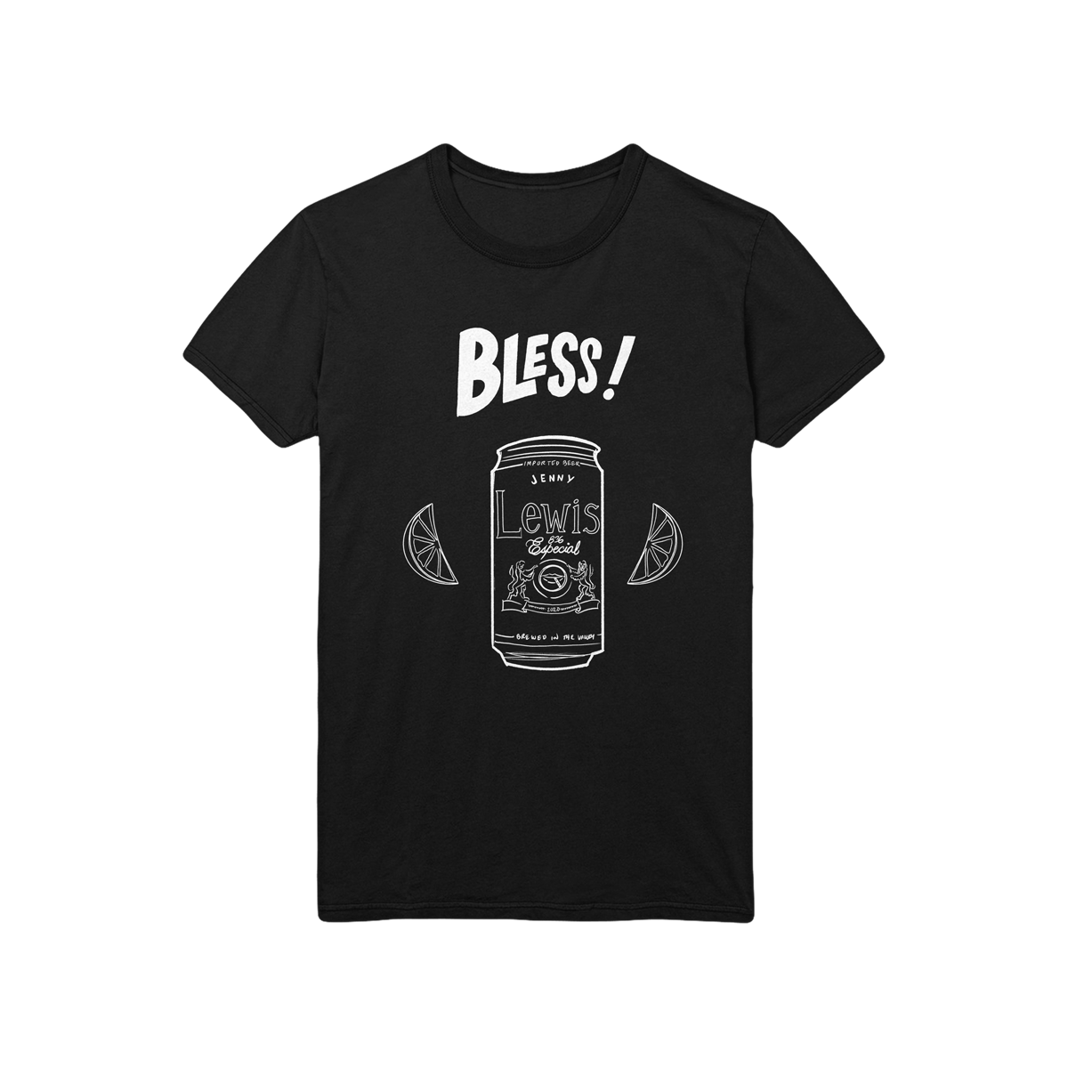 Bless! Black Tee – Jenny Lewis Store Bless! Black Tee – Jenny Lewis Store